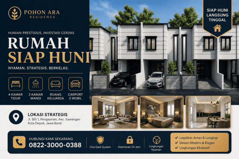 rumah mewah siap huni depok murah (1)